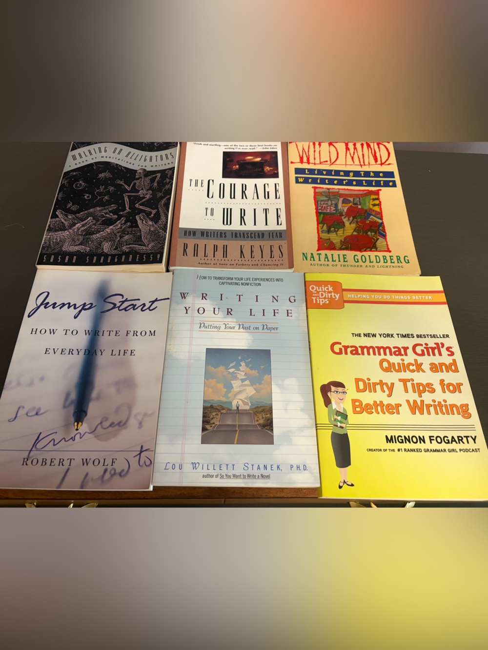 Set of 6 writers books